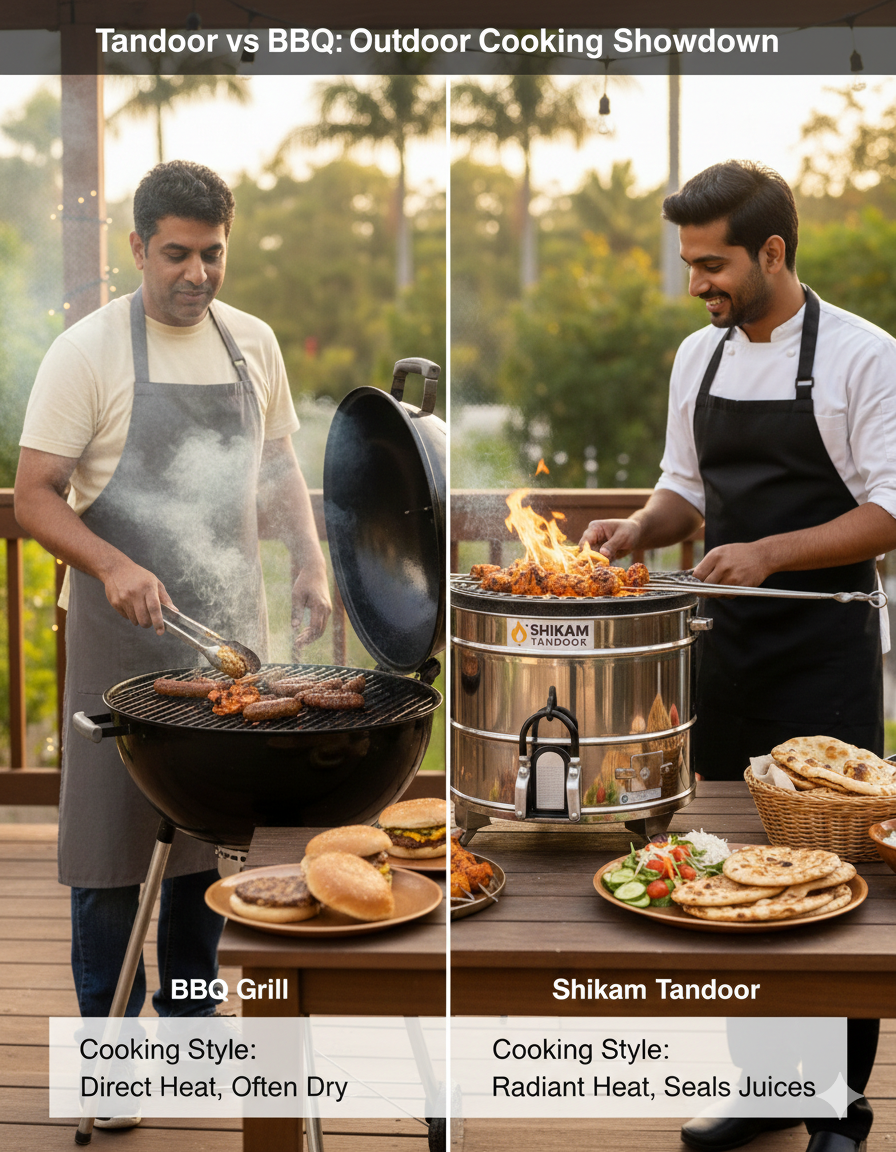 Why Tandoor Ovens Are Better Than BBQ Grills for Outdoor Cooking