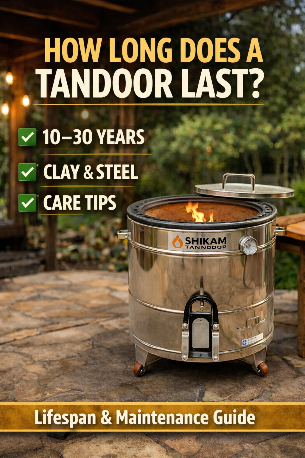 How Long Does a Tandoor Last? Lifespan, Maintenance, and Tips