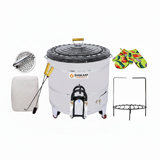 Desi Master Gas Tandoor Oven – Authentic Naan, Pizza, Cake & BBQ Maker